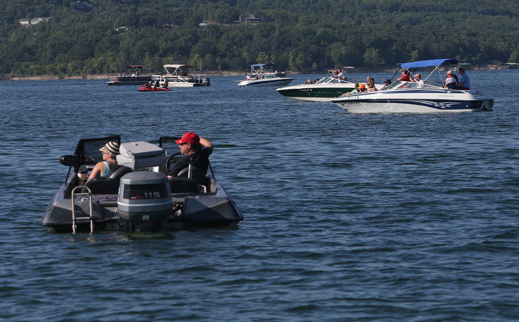Duck Boat recovered from the bottom of Table Rock Lake